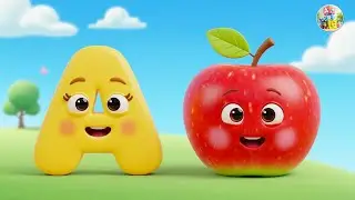 A  for Apple | ABCD Phonics Sound Song | ABC Song Nursery Rhymes | ABCD Baby Song