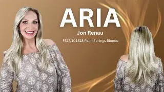 Парик ARIA от Джона Ренау, цвет FS17/101S18 Palm Springs Blonde. Спереди &mdash; шнуровка SmartLace, полностью завязаны вручную.