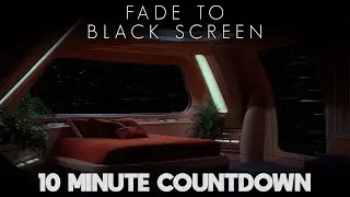 🖖 10-Hour Starship Crew Quarters Ambience &bull; TNG Engine Hum (Fades to Black) 4K 🚀