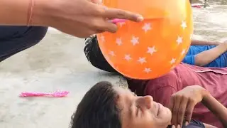 Matching balloon 🎈 colour glass challenge #gaming #funny 