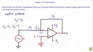 Concept of Virtual Ground in OP-AMP ( w subtitles)