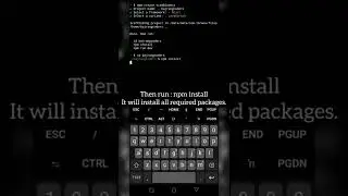 How to setup Reactjs project on Android Phone using Termux and Vite? 