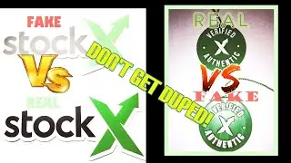 REAL vs FAKE Stockx Hang Tags and Decals