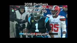Biggest single season collapses in Nfl History 