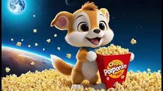 Chippy Choo and the Popcorn Planet | Fun Choo Choo Song for Kids | Popcorn Adventure Rhyme