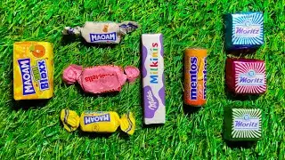 ASMR Unboxing Candy Delight with Lollipops and Chocolate Sounds