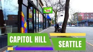 Broadway in Capitol Hill + Cal Anderson Park | 4K Seattle Walking Tour