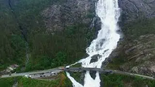 Langfossen Falls Norway