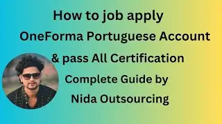 OneForma portuguese Account Test for UHRS Complete Guide by  Nida Outsourcing