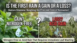 First Rain: Nutrient Boost or Acid Damage? Should You Wash Your Leaves?