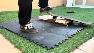 Skate session at home | Testing new trucks + DIY modules