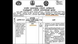 Tn Health department jobs 2021 | TN Department Pharmacist & Nursing Assistant Job |TN GOVT Jobs 2021