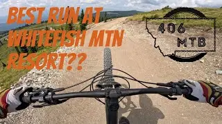 Voted BEST RUN at Whitefish Mountain Resort, Whitefish, Montana