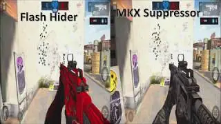 MC5 Weapon Recoil Test: Grinder Flash Hider vs. MKX Suppressor