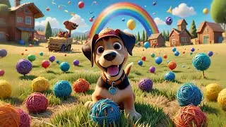 The Puppy&rsquo;s Funny Hat Trick 🐶🎩 | Funny Kids Rhyme | Preschool Adventure