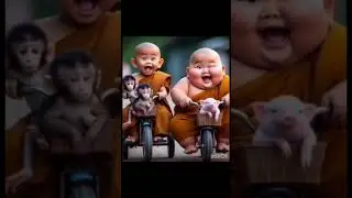 little Monk are so sweet and cute 🥰