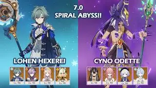 7.0 Spiral Abyss!! | Lohen Hexerei & Cyno Stellar Conduct | Genshin Impact