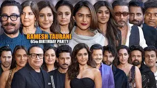 UNCUT - Ramesh Taurani 65th Birthday Party | Aamir khan, Shilpa Shetty, Mrunal Thakur Many More