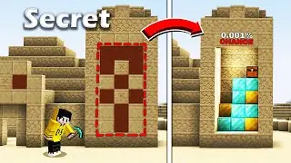 I Found Minecraft's Rarest Secret Rooms!