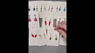 Glass Bead Earrings | Easy DIY Jewelry Tutorial Series #jewelry #earrings #diy #howtomakeearrings