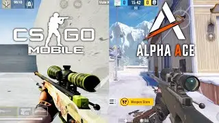 CSGO Mobile Unreal Engine 4 vs Alpha Ace Weapons Comparison