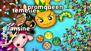 😱😱I reached new score 100,000+ points in snake io gameplay🐍 New look Sprout skin🐍DS worms