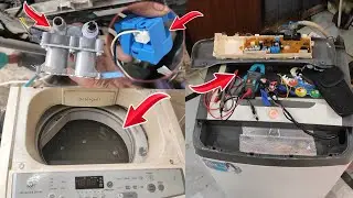 fully automatic washing machine repair || WASHING MACHINE REPAIR ! PRESSURE SWITCH,