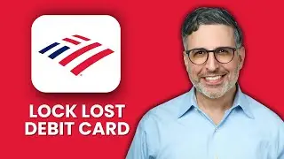 NEW! How to lock lost debit card in Bank of America app (2025) 🛡️ | Protect Your Account Fast