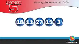 WI Lottery EveningDraw 09/21/2020