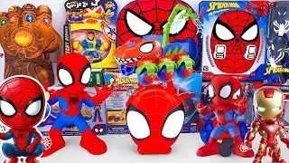 Marvel's Spider-Man Toy Unboxing ASMR | Marvel Spider-Man Shield & Captain America Shield | Review