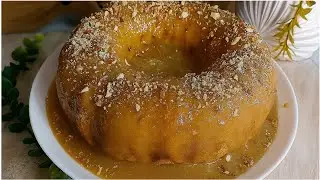 كيكة التوفي اللذيذة بمكونات بسيطة هشة وتذوب بالفم 🤩👌
