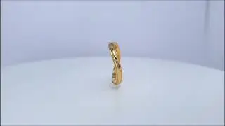 Helios Vintage Millgrain Wavy Ladies' Wedding Band 2022-226, Vintage Ring,  Wedding Jewellery