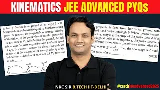 Kinematics JEE Advanced PYQs | JEE Advanced 2025 | NKC Sir