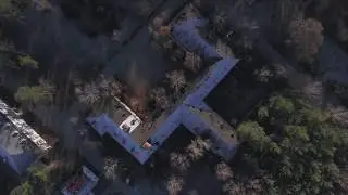 Ehemalige Kaserne Roßlau im Winter - DJI Phantom 4 - Lost Places