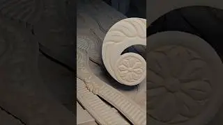 CNC Wood Carving | Crown Piece & Core Panel #shorts