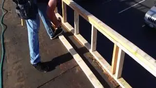BUILDING OF PARAPET WALL