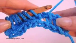 Tunisian Crochet: Twisted Knit Stitch (Left Handed)