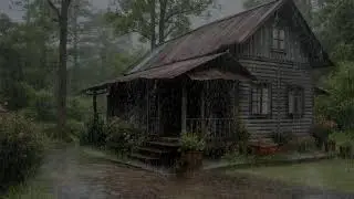 Rain sounds promoting emotional balance easing stress while guiding restful peace