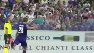 Fiorentina vs AC Milan 1-0 Marcos Alonso Amazing Free-Kick Goal 2015