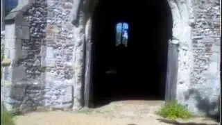 A bumpy bike ride, from the Church here, in Kedington.