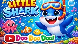 Little Shark Song 🦈 | Fun Nursery Rhymes for Kids (2026) | #vishu tv