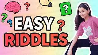 Easy Riddles for Kids 🤔 | Fun & Easy Riddles Challenge 🧩 | Kids Puzzle Challenge