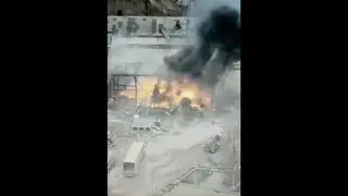 #3 in 24 hours: A Russian ammunition stockpile burns after being hit by Ukraine Forces