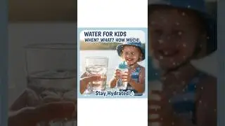 💧 WATER: When, What & How Much? #pediatrics #dehydrationprevention #shorts #viralshorts