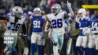 Daron Bland's Best Plays from 2-INT Game | Week 13, #INDvsDAL | Dallas Cowboys 2022