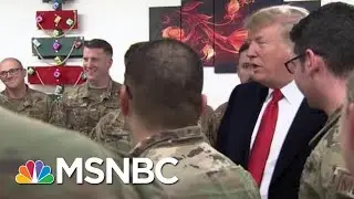 President Donald Trump Turns Troop Meeting Into Political Event | Morning Joe | MSNBC