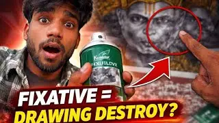 Ek spray&hellip; aur pura artwork risk me 😱 / Episode 3 #vlog #artvlog 