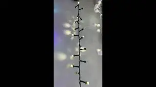 Raz 73.8' Diamond LED Snake Lights on Green Wire Christmas Lights L4037039