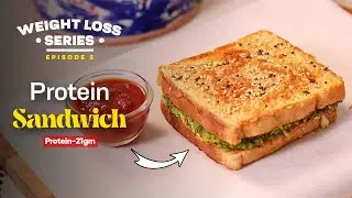 15 min High Protein Sandwich For weight Loss | Breakfast recipe for Weight Loss |Quick & Easy Recipe