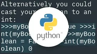 returning 1 instead of true in python